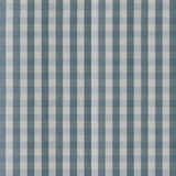 Schumacher Inglebury Silk Check Aquamarine Fabric