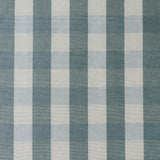 Schumacher Inglebury Silk Check Aquamarine Fabric