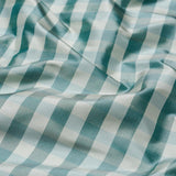 Schumacher Inglebury Silk Check Aquamarine Fabric