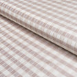 Schumacher Ingrid Silk Check Blush Fabric