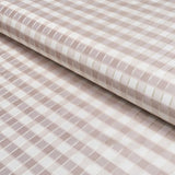 Schumacher Ingrid Silk Check Blush Fabric