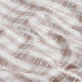 Schumacher Ingrid Silk Check Blush Fabric