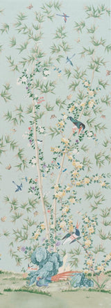 Schumacher Brighton Pavilion Panel Celadon Wallpaper