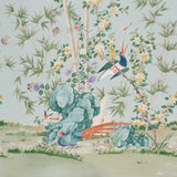 Schumacher Brighton Pavilion Panel Celadon Wallpaper