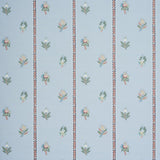 Schumacher Les Fleurs Exotiques Blue Wallpaper