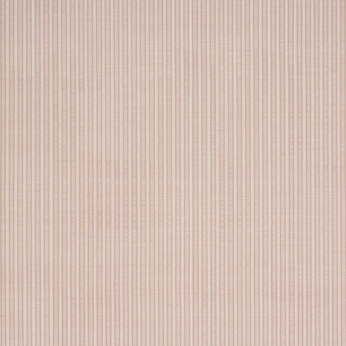 Schumacher Ribbon Stripe Sandstone Wallpaper
