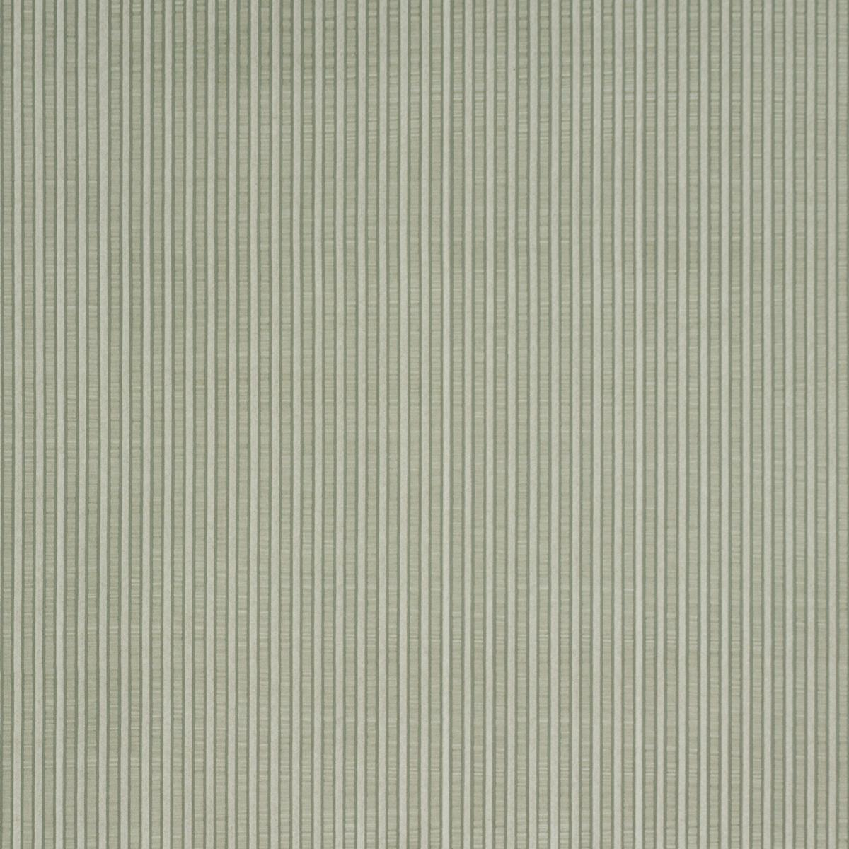 Schumacher Ribbon Stripe Moss Wallpaper