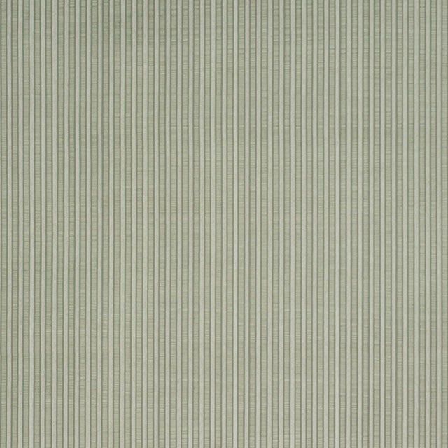 Schumacher Ribbon Stripe Moss Wallpaper