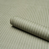 Schumacher Ribbon Stripe Moss Wallpaper