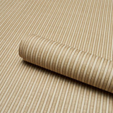 Schumacher Ribbon Stripe Wicker Wallpaper