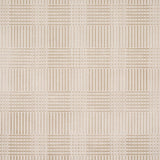 Schumacher Combed Plaid Linen Wallpaper