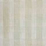 Schumacher Combed Plaid Evergreen Wallpaper