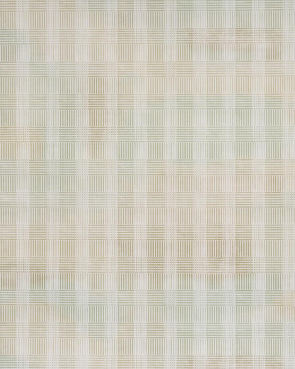 Schumacher Combed Plaid Evergreen Wallpaper