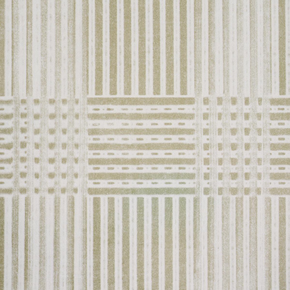 Schumacher Combed Plaid Evergreen Wallpaper