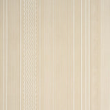 Schumacher Library Stripe Sand Wallpaper