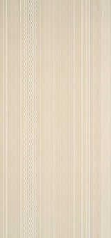 Schumacher Library Stripe Sand Wallpaper