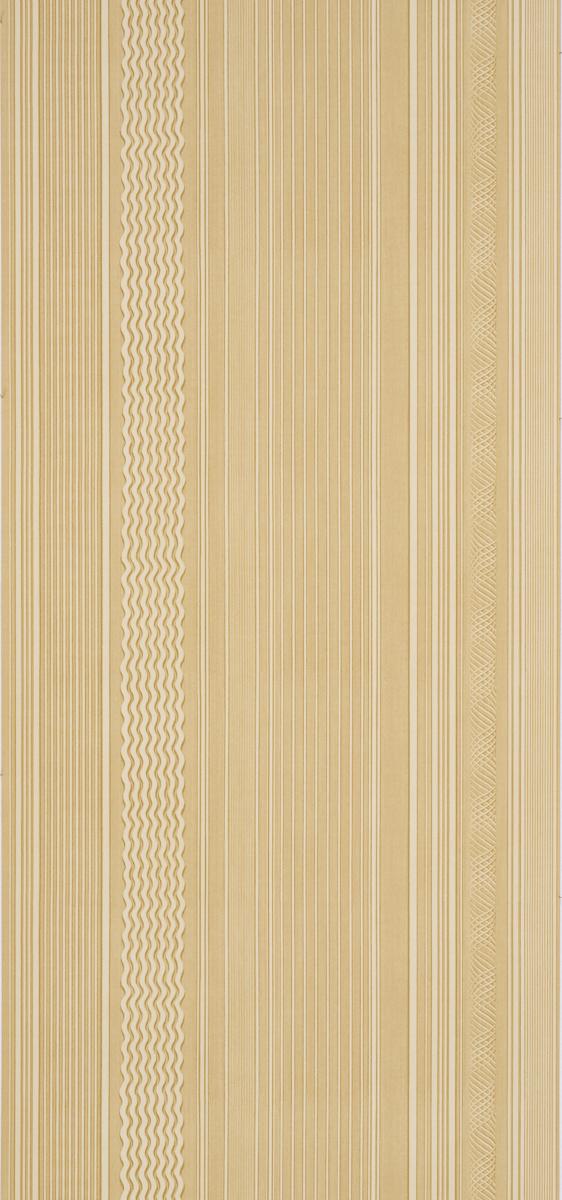 Schumacher Library Stripe Optimists Yellow Wallpaper