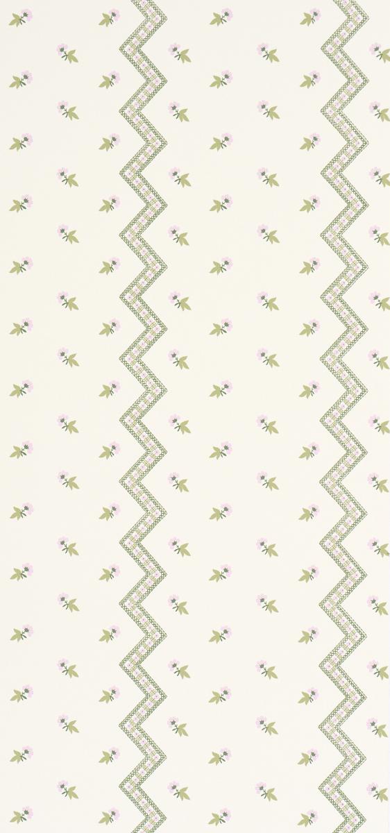 Schumacher Babington Floral Lavender Wallpaper
