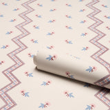 Schumacher Babington Floral Blush Wallpaper