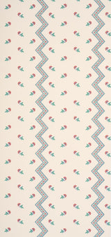 Schumacher Babington Floral Red Wallpaper