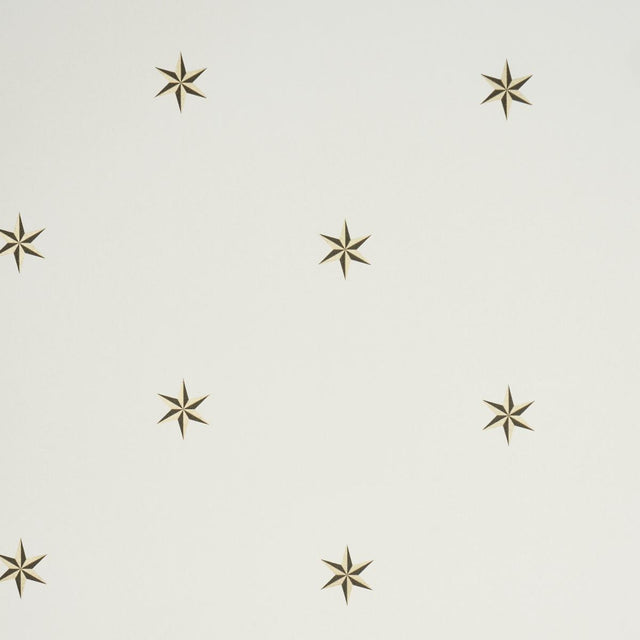 Schumacher Eltham Pinwheel Ivory Wallpaper