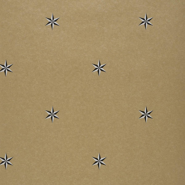 Schumacher Eltham Pinwheel Gold Wallpaper