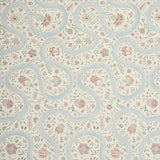 Schumacher Garthwaite Botanical Red & Blue Wallpaper