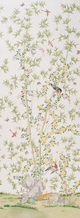 Schumacher Brighton Pavilion Panel Ivory Wallpaper