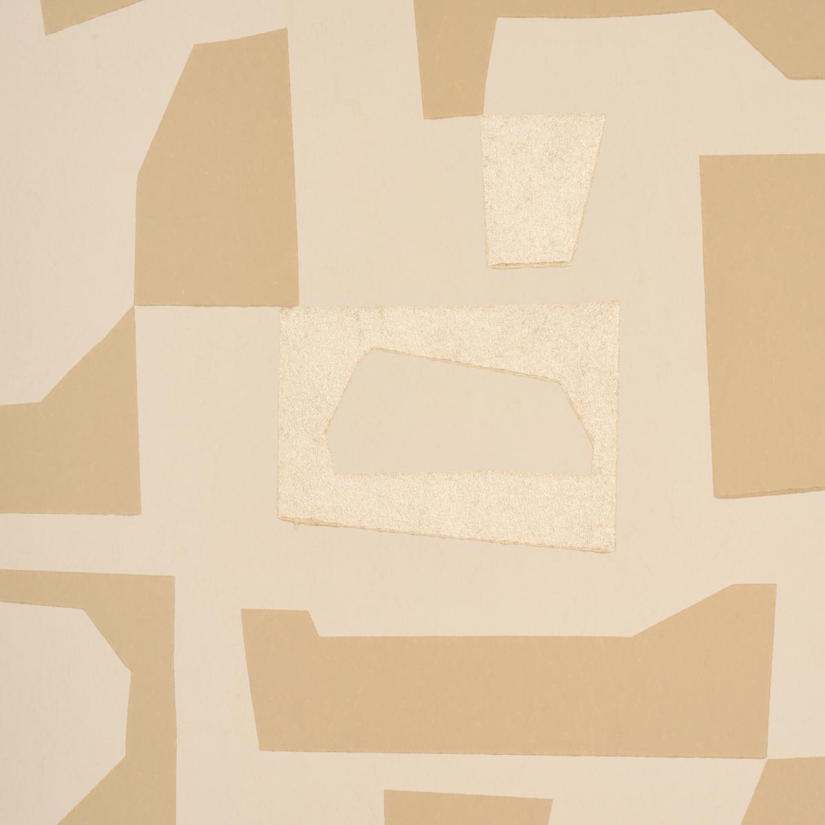 Schumacher Iman Neutral Wallpaper