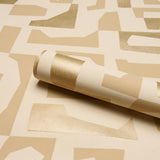 Schumacher Iman Neutral Wallpaper