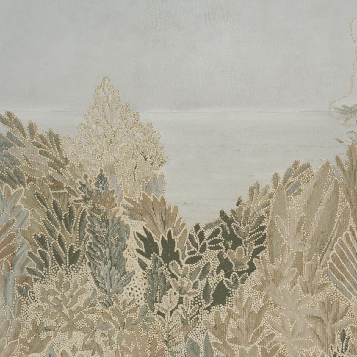 Schumacher Otherland 4 Panel Set Mist Wallpaper