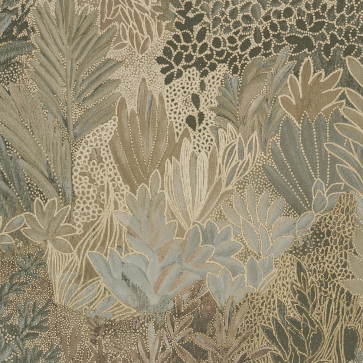 Schumacher Otherland 4 Panel Set Mist Wallpaper