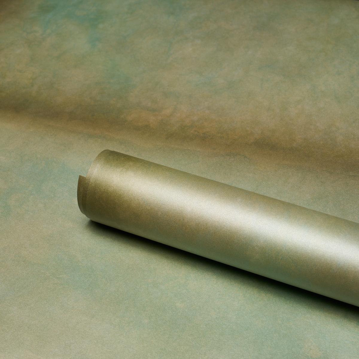 Schumacher X Backdrop The Penthouse Patina Wallpaper