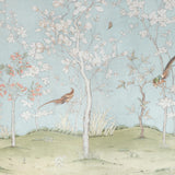 Schumacher Morning Symphony 2 Panel Set Sky Wallpaper