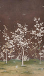 Schumacher Morning Symphony 2 Panel Set Chocolate Wallpaper