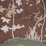 Schumacher Morning Symphony 2 Panel Set Chocolate Wallpaper