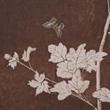 Schumacher Morning Symphony 2 Panel Set Chocolate Wallpaper