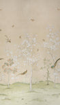 Schumacher Morning Symphony 2 Panel Set Sand Wallpaper