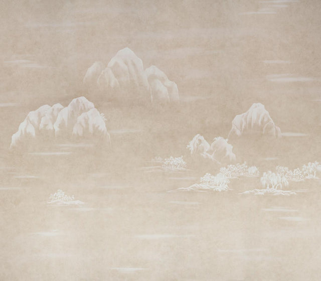 Schumacher Toyama 4 Panel Set Natural Wallpaper