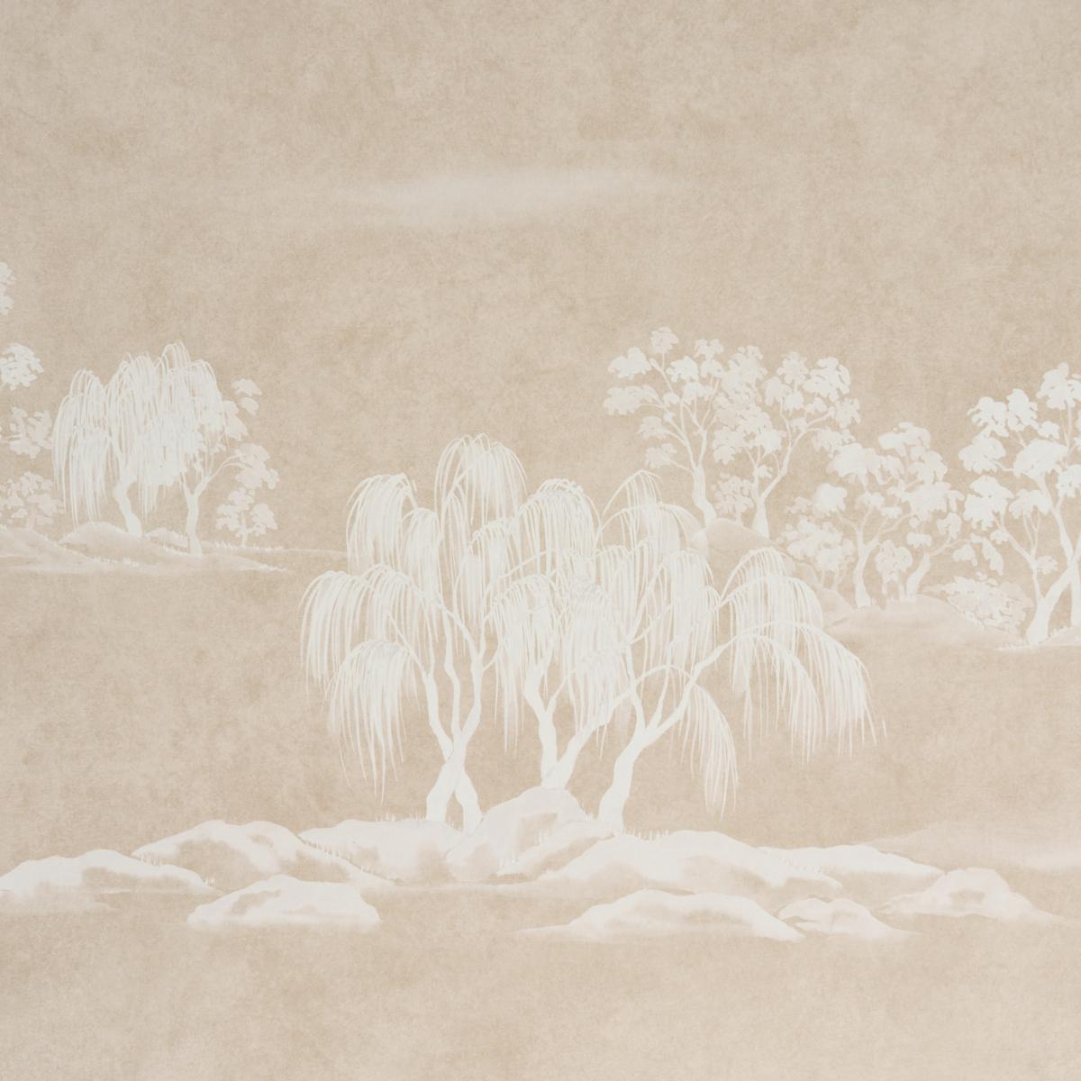 Schumacher Toyama 4 Panel Set Natural Wallpaper
