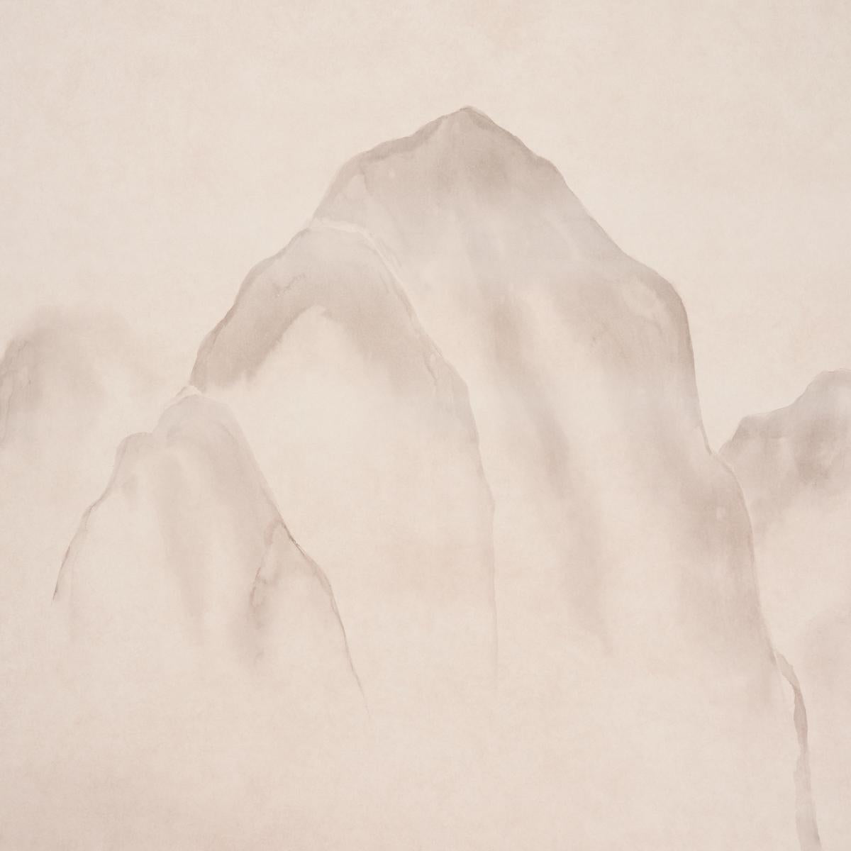 Schumacher Toyama 4 Panel Set Parchment Wallpaper