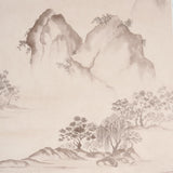 Schumacher Toyama 4 Panel Set Parchment Wallpaper