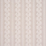 Schumacher Clarence Floral Stripe Haze Fabric