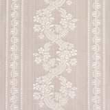 Schumacher Clarence Floral Stripe Haze Fabric