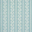 Schumacher Clarence Floral Stripe Aquamarine Fabric