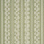 Schumacher Clarence Floral Stripe Green Fabric
