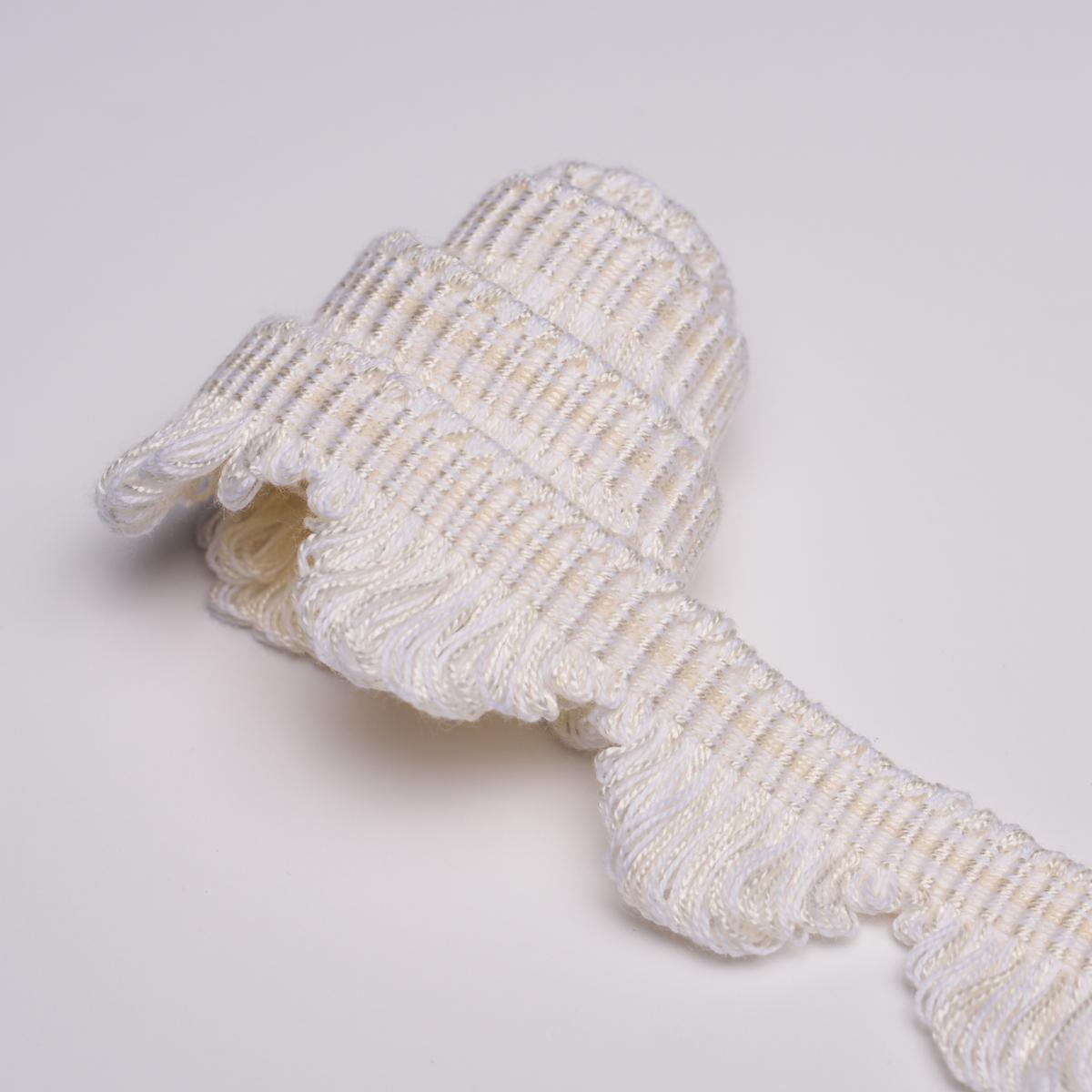Schumacher Ivory Upton Fan Edge