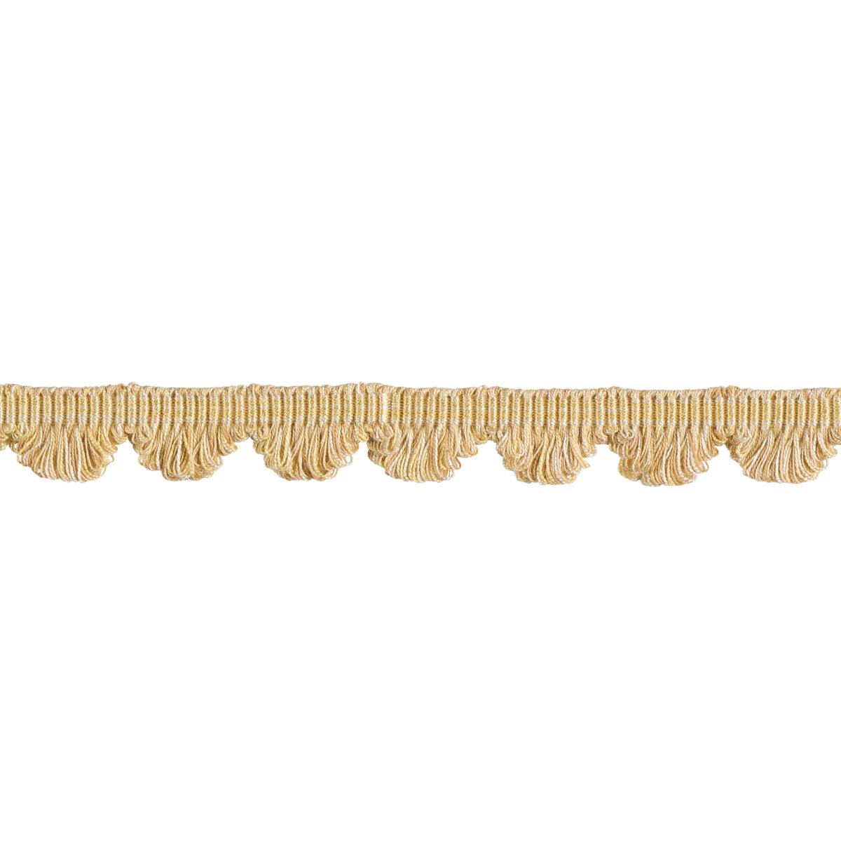 Schumacher Gold Upton Fan Edge