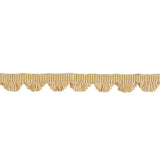 Schumacher Gold Upton Fan Edge