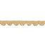 Schumacher Gold Upton Fan Edge